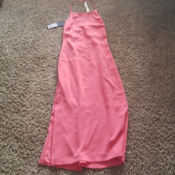 NWT Halston heritage strawberry t back dress - Picture 6 of 7